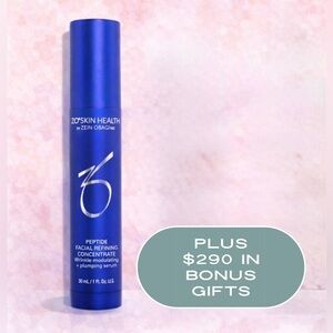 ZO Peptide Facial Refining Serum + 8 FREE GIFTS— NEW —freshest ZO Skin Health